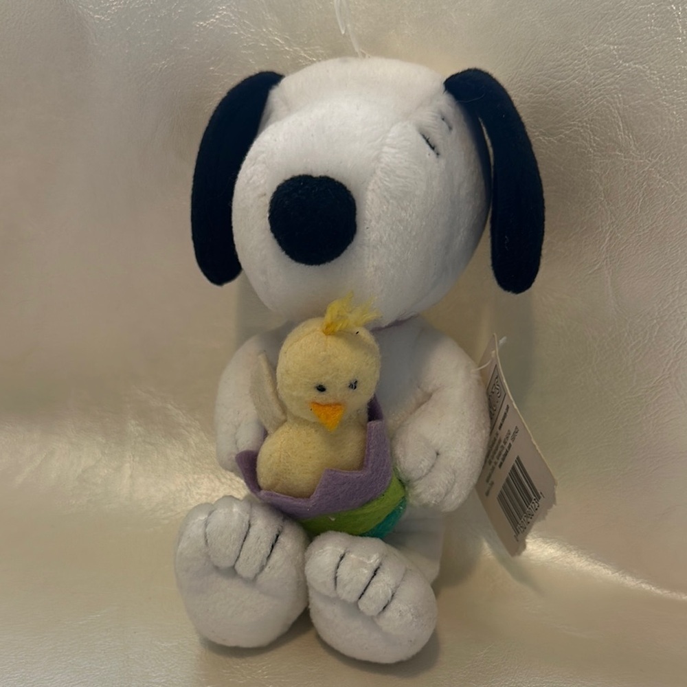 Hallmark White and Black Snoopy Stuffed Animal